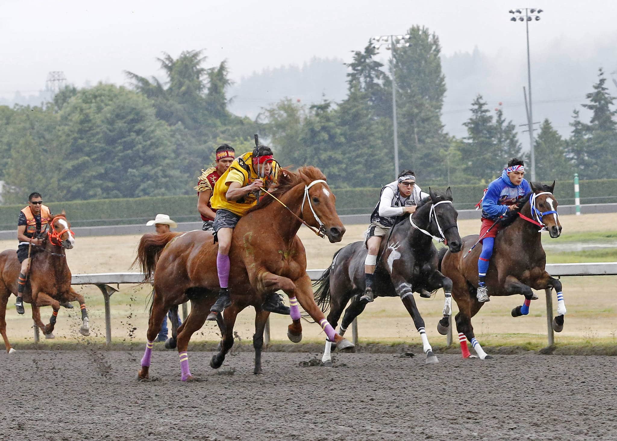 Indian Relay Races Day 1 - Emerald Downs