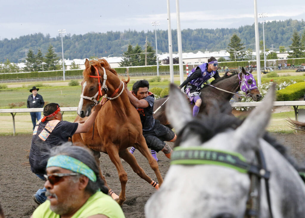 Indian Relay 2024 Emerald Downs