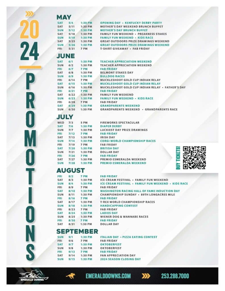 Promotions Emerald Downs